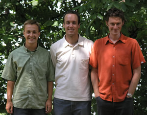 Photo- Jeff Maxted, Matthew Diebel, and Dr. Jake Vander Zanden